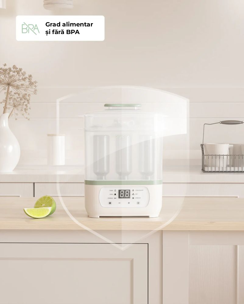 Sterilizator cu abur pentru biberoane 8 in 1 Momcozy [7]