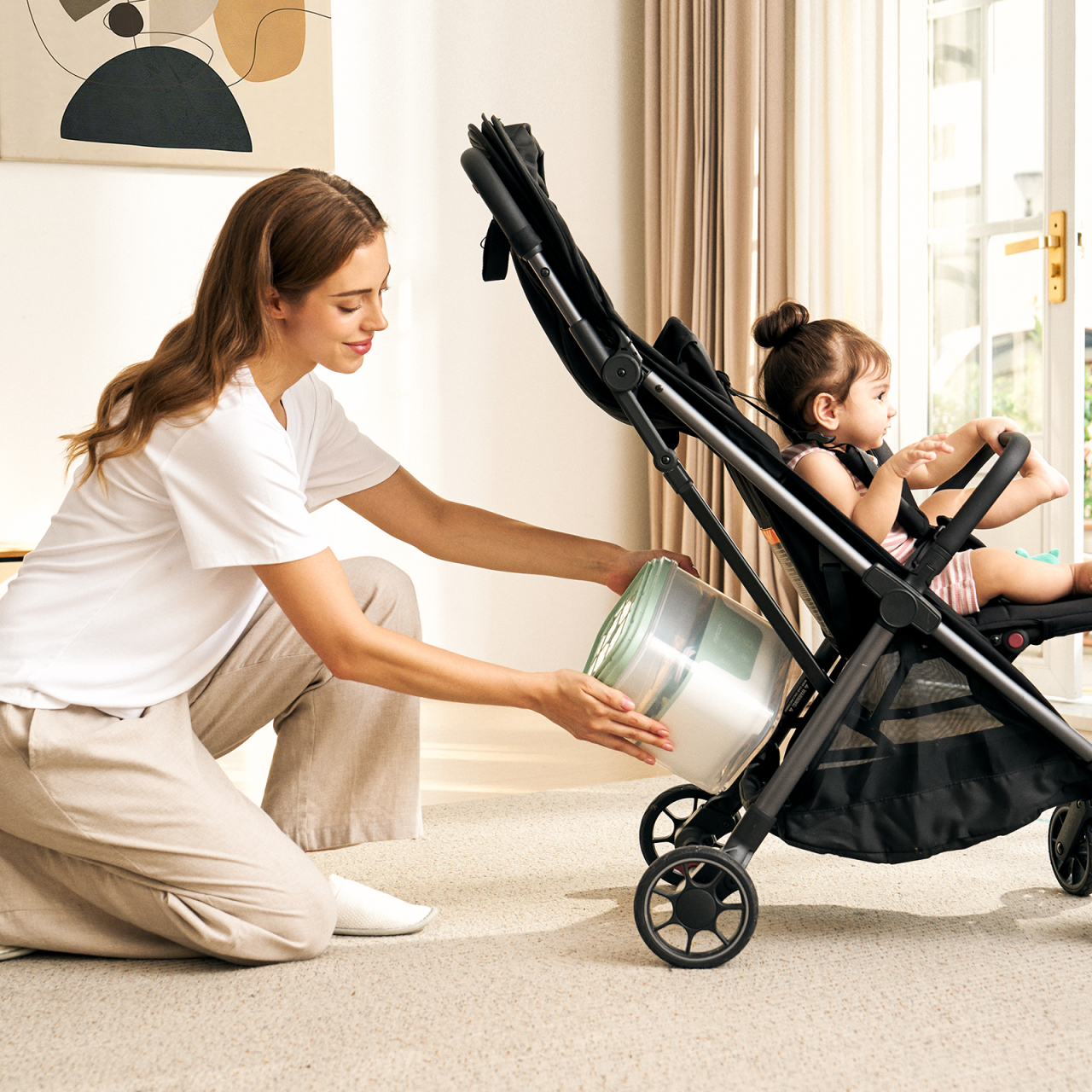 Sterilizator si uscator de biberoane 4 in 1 Momcozy [2]