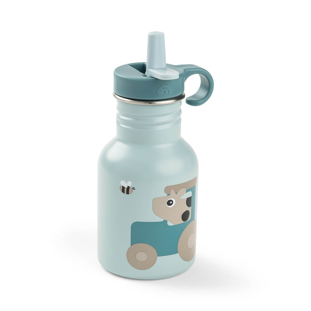 Sticla din inox pentru copii Done by Deer Tiny Farm Albastru 350 ml [2]