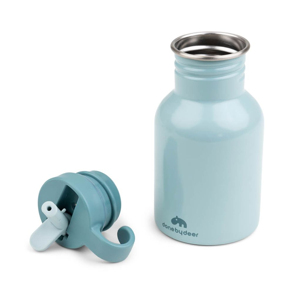 Sticla metalica cu pai Done by Deer Elphee Blue 350 ml [2]