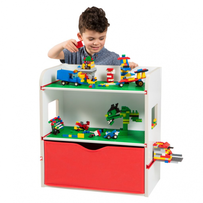 Suport depozitare cu display pentru constructii tip Lego [4]