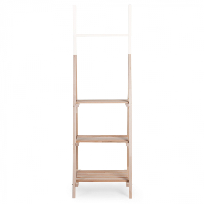 Suport haine Tipi Childhome 60x60x197.3 cm, Lemn Natural/Alb [2]