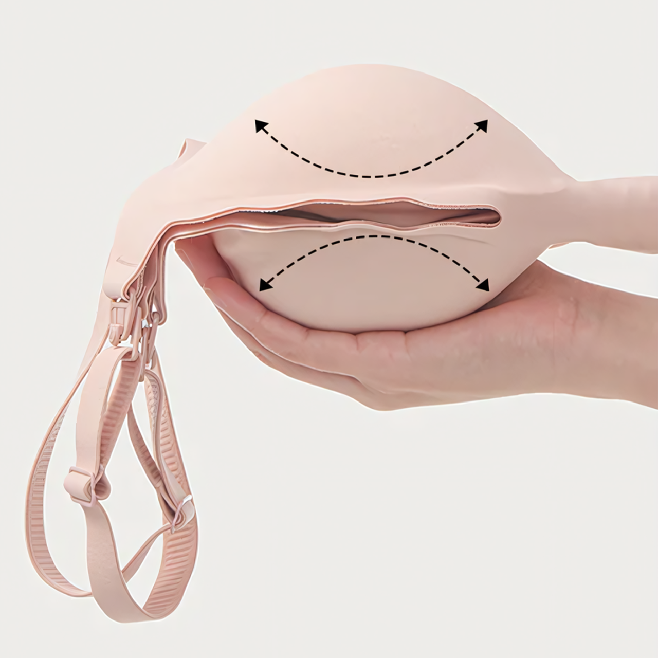 Sutien alaptare floral fara cusaturi cu sustinere Momcozy YN46 Black L [7]