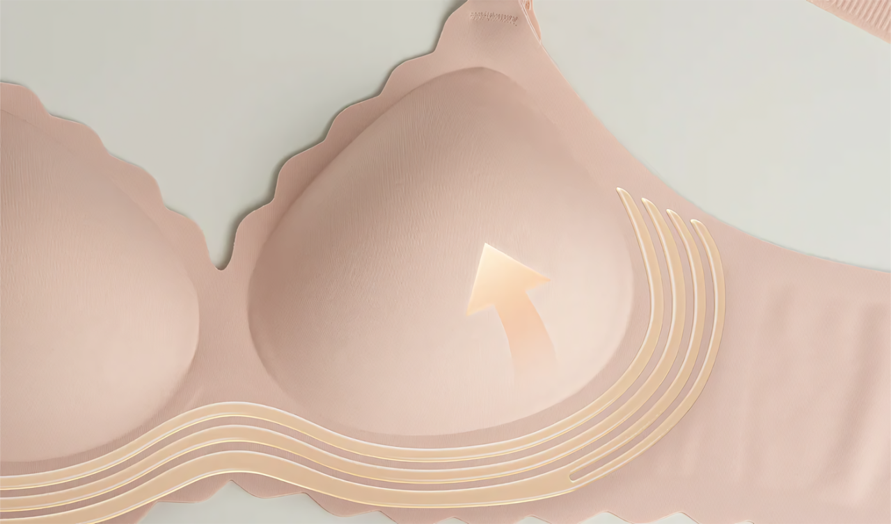 Sutien alaptare floral fara cusaturi cu sustinere Momcozy YN46 Black L [6]