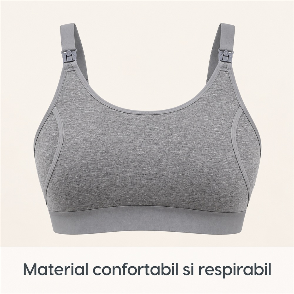 Sutien alaptare Hands-Free Momcozy YN08 Grey M [7]
