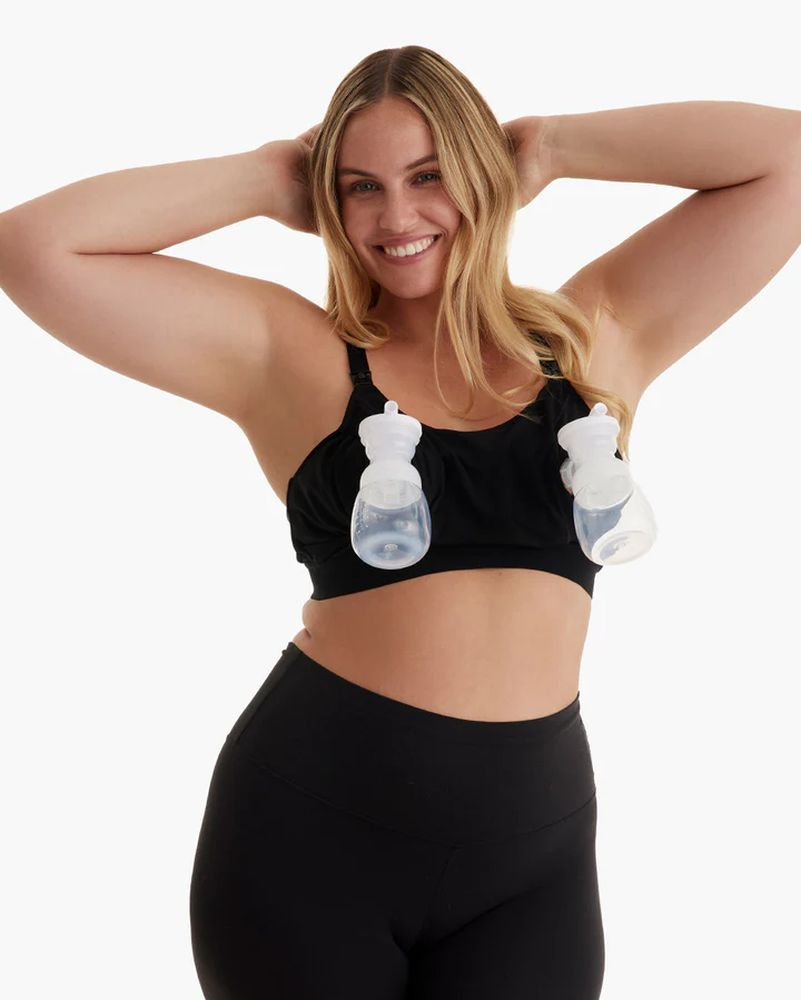 Sutien alaptare Momcozy pentru pompa de san Hands-free YN08 Black 2XL [3]