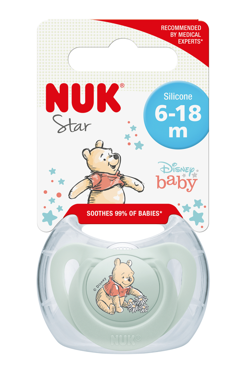 Suzeta Nuk Disney Winnie the Pooh Silicon M2 6-18 luni [2]