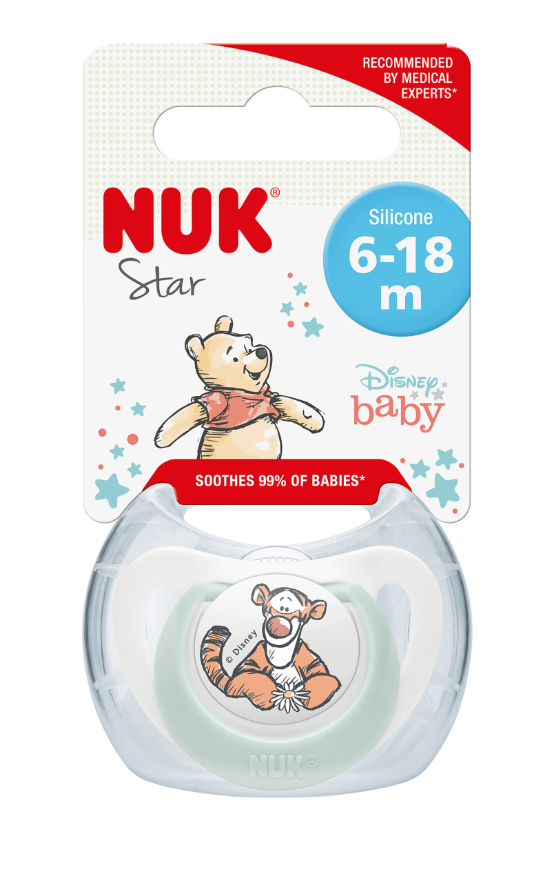 Suzeta Nuk Disney Winnie the Pooh Silicon M2 6-18 luni