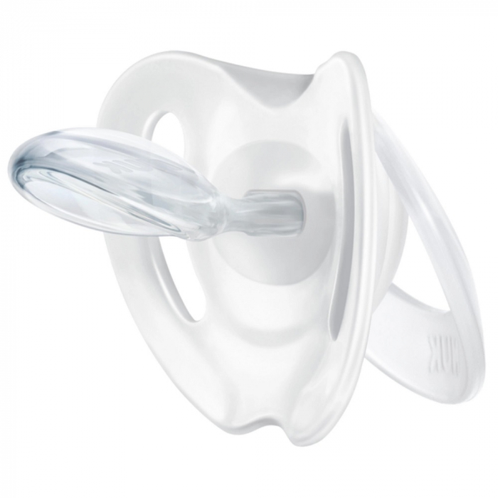 Suzeta Nuk Genius Color Silicon M1 Mov 0-6 luni Set 2 Bucati [2]