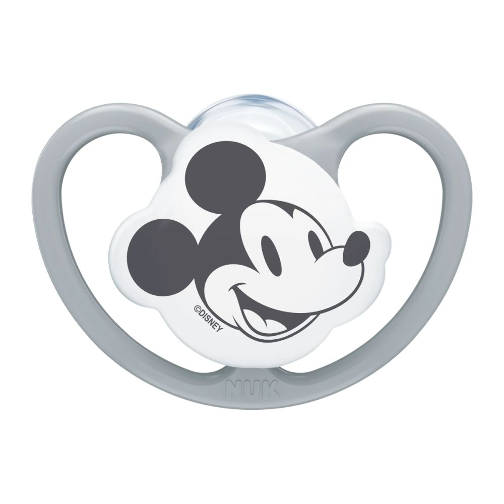 Suzeta NUK Space Disney Mickey Silicon M1 0-6 luni, Set 2 bucati [2]