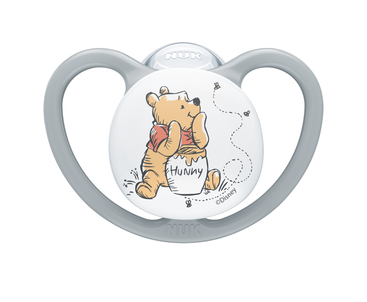 Suzeta Nuk Space Disney Winnie the Pooh Silicon 6-18 luni M2, Set 2 Bucati [2]