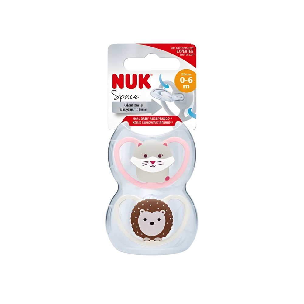 Suzeta Nuk Space Silicon M1 0-6 luni, Set 2 bucati [2]