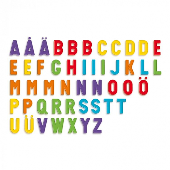 Tableta Magnetica ABC, 53 piese Quercetti-Resigilat [4]