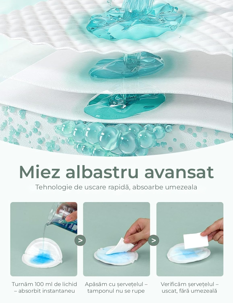 Tampoane de san din bambus Momcozy 120 buc [2]