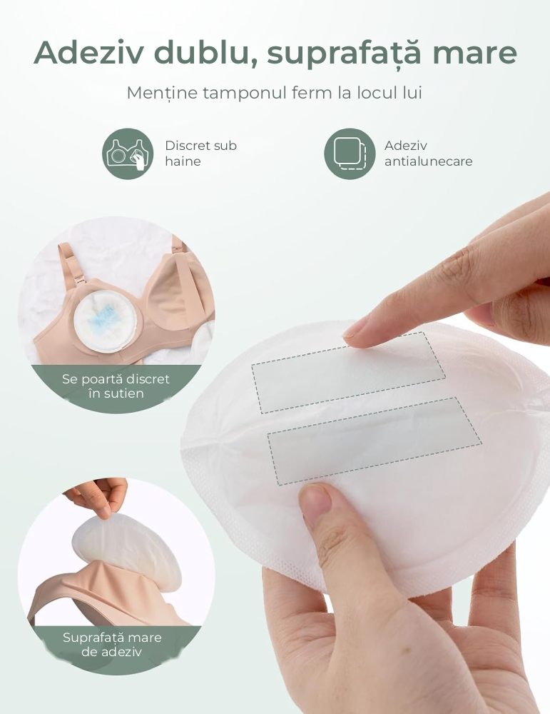 Tampoane de san din bambus Momcozy 120 buc [4]