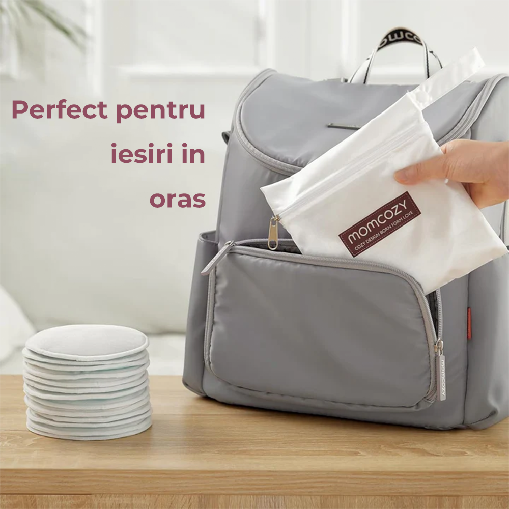 Tampoane reutilizabile pentru san Momcozy groase 14 buc [2]