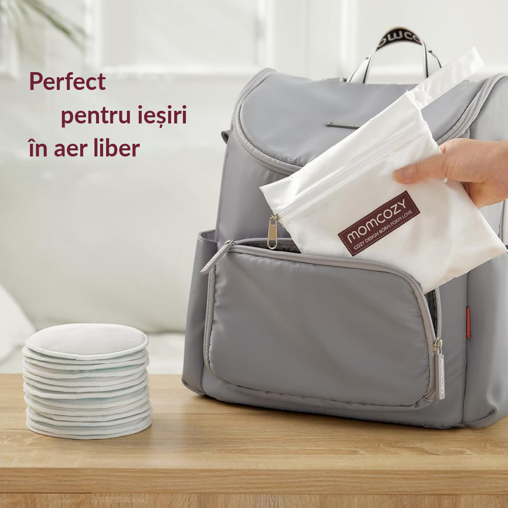 Tampoane reutilizabile pentru san Momcozy groase 6 buc [6]