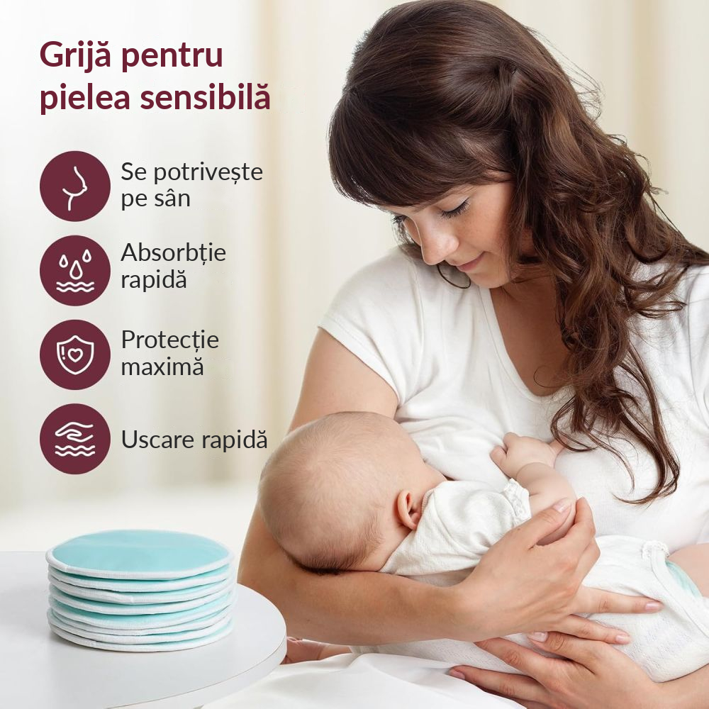 Tampoane reutilizabile pentru san Momcozy groase 6 buc [8]