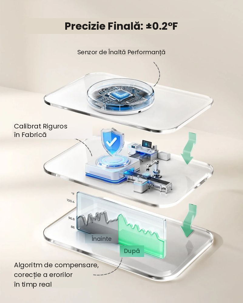 Termometru smart pentru bebelusi Momcozy T31 cu aplicatie [7]