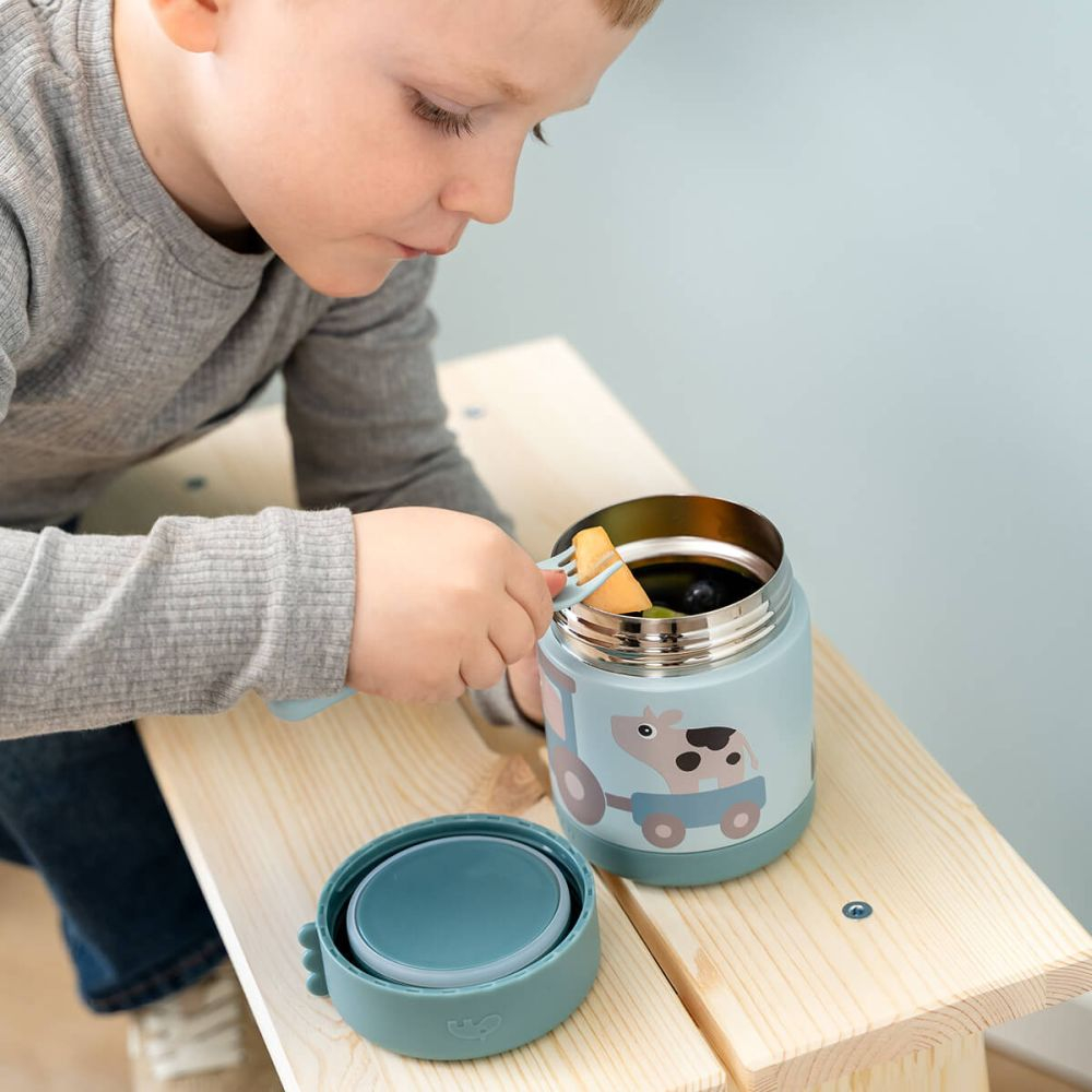 Termos alimente Done by Deer Tiny Farm Blue 300ml [6]