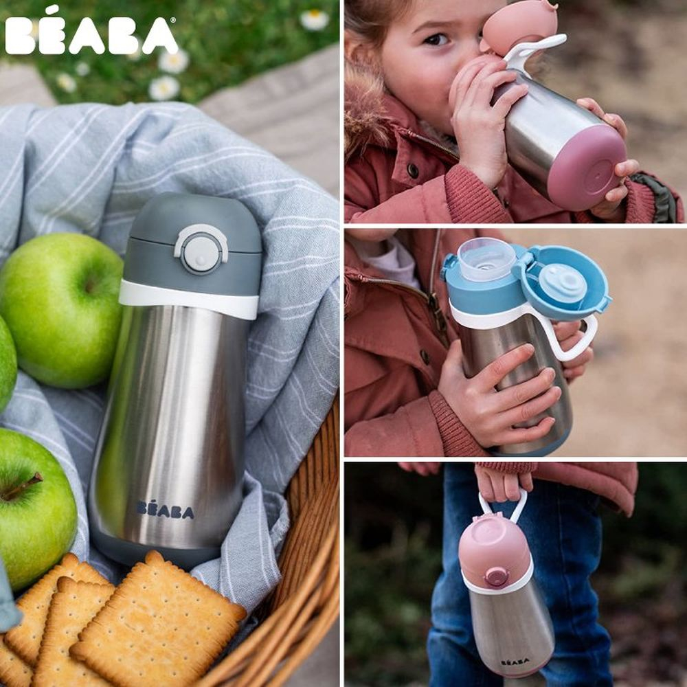 Termos Inox Beaba 350 ml Mineral Grey [5]