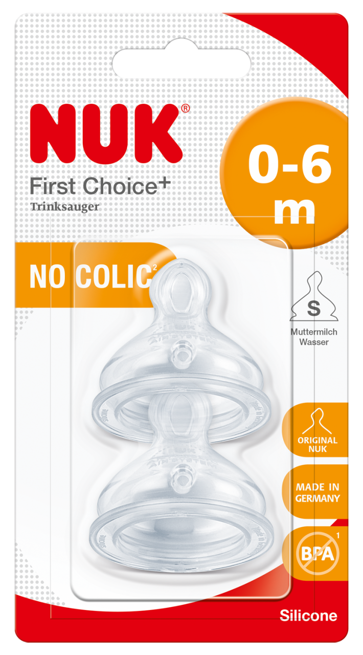 Tetina Silicon Nuk First Choice Plus, 2 Buc, 0 - 6 luni [1]