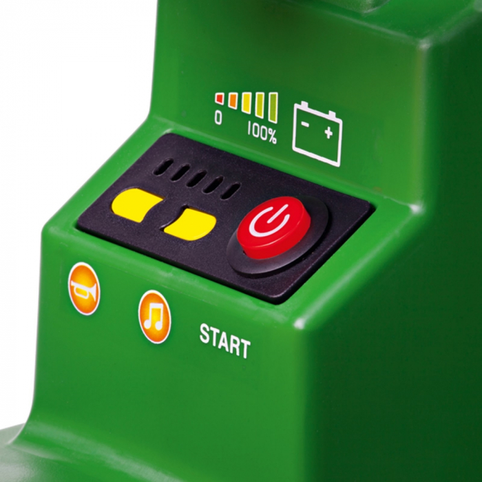 Tractor electric Peg Perego Mini JD John Deere, 6V, 12luni +, Verde / Galben [6]