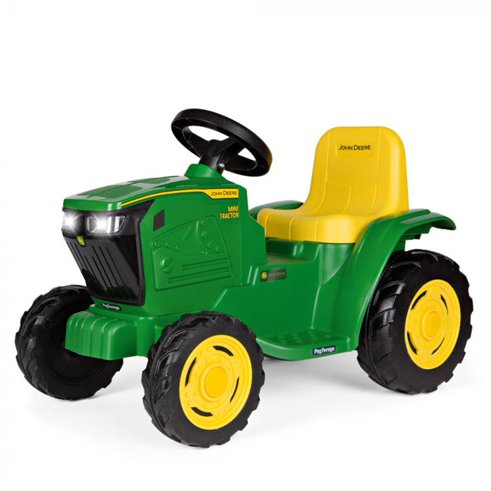 Tractor electric Peg Perego Mini JD John Deere, 6V, 12luni +, Verde   Galben