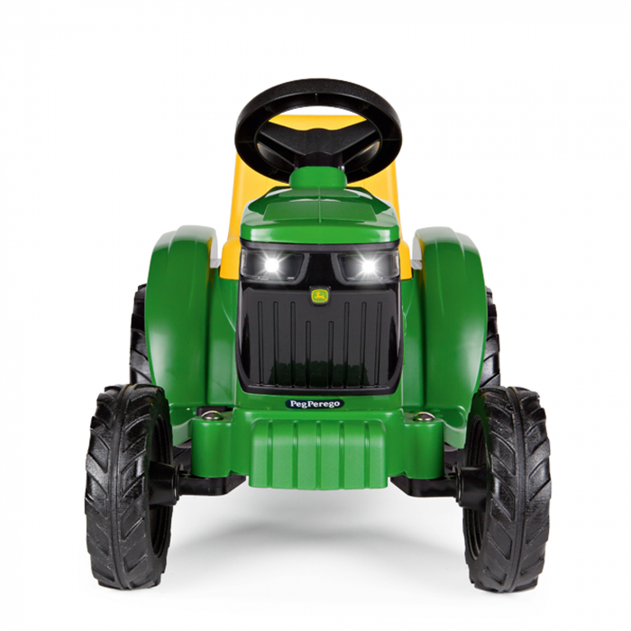 Tractor electric Peg Perego Mini JD John Deere, 6V, 12luni +, Verde / Galben [9]