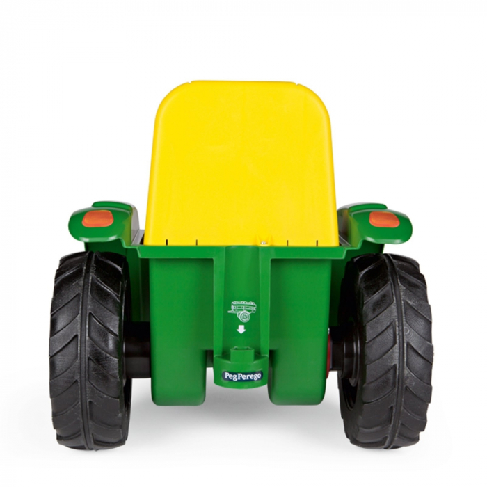 Tractor electric Peg Perego Mini JD John Deere, 6V, 12luni +, Verde / Galben [4]