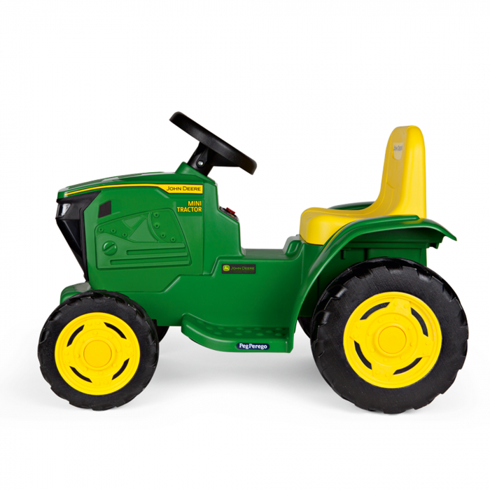 Tractor electric Peg Perego Mini JD John Deere, 6V, 12luni +, Verde / Galben [3]