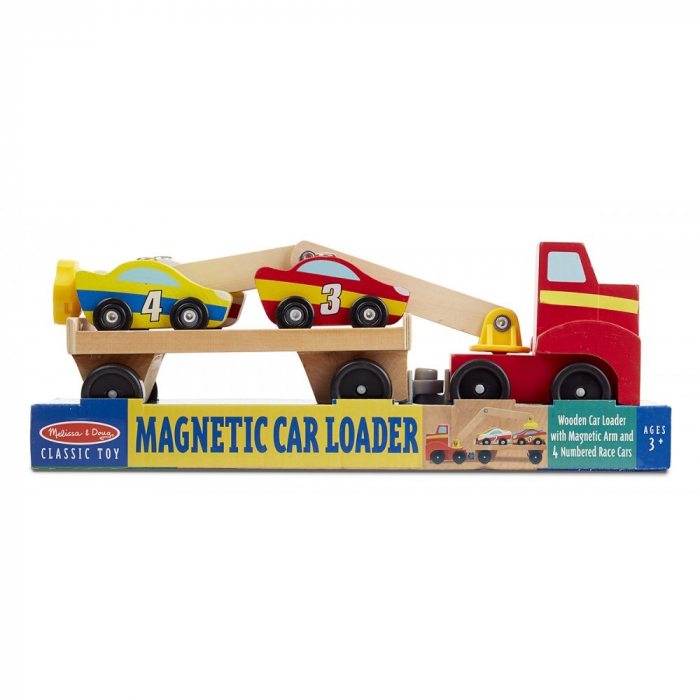 Transportor de masini cu elevator magnetic Melissa and Doug [2]