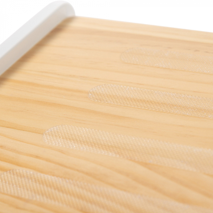 Treapta inaltator Childhome 35x23x18 cm Lemn Natural/Alb [4]