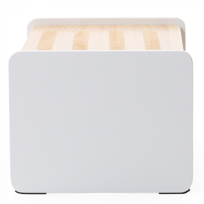 Treapta inaltator Childhome 35x23x18 cm Lemn Natural/Alb [3]