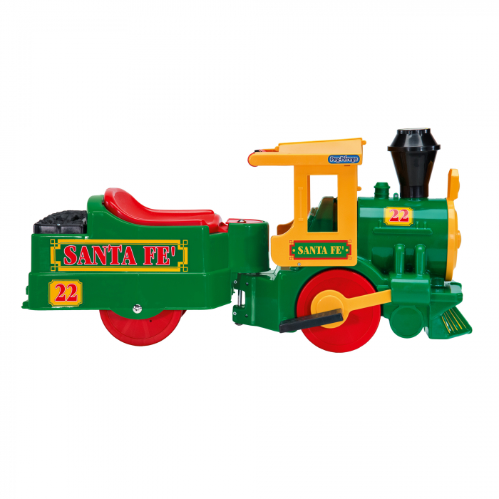 Trenulet electric Peg Perego Santa Fe, 6V, 2 ani +,Verde [2]