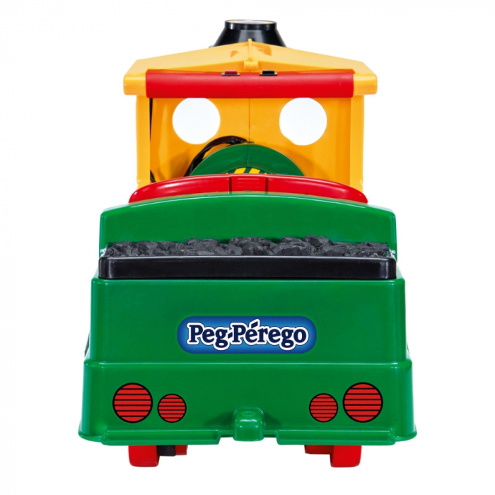 Trenulet electric Peg Perego Santa Fe, 6V, 2 ani +,Verde [6]