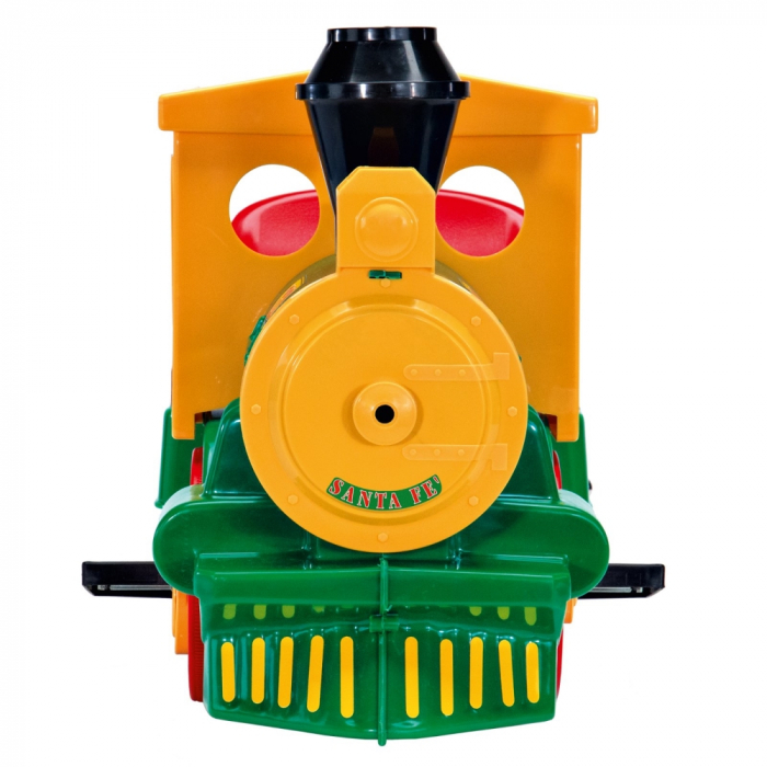 Trenulet electric Peg Perego Santa Fe, 6V, 2 ani +,Verde [4]