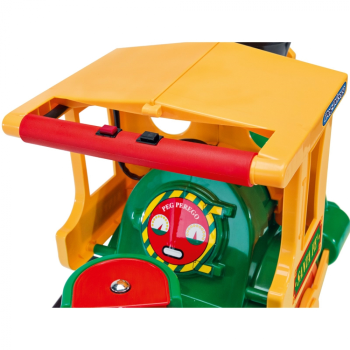 Trenulet electric Peg Perego Santa Fe, 6V, 2 ani +,Verde [7]