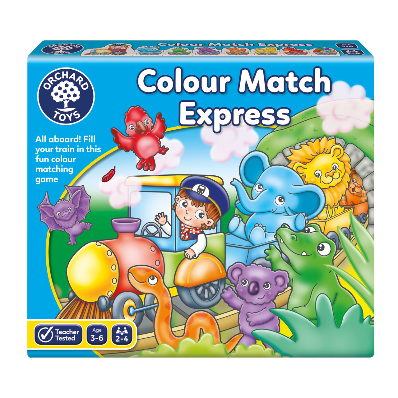 Trenulet Puzzle cu Culori