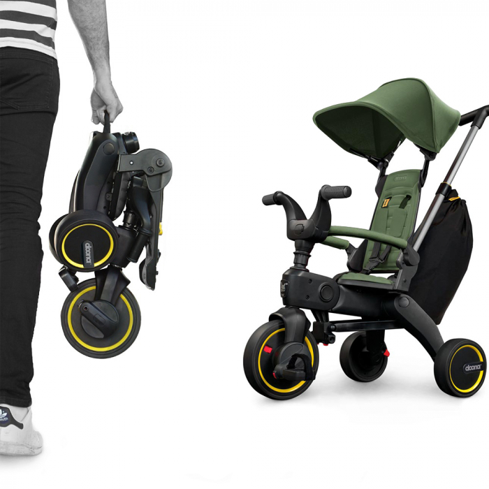 Tricicleta pliabila Doona Liki Trike S3 Desert Green- Resigilat [5]
