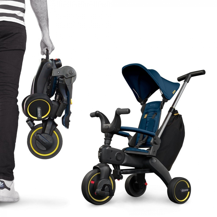 Tricicleta Pliabila Doona Liki Trike S3 Royal Blue [4]