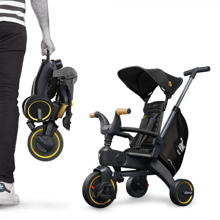 Tricicleta Doona Liki Trike S5 Nitro Black [6]