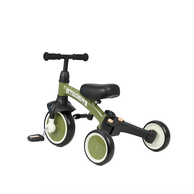 Tricicleta evolutiva pliabila Qplay STAGER Verde [3]