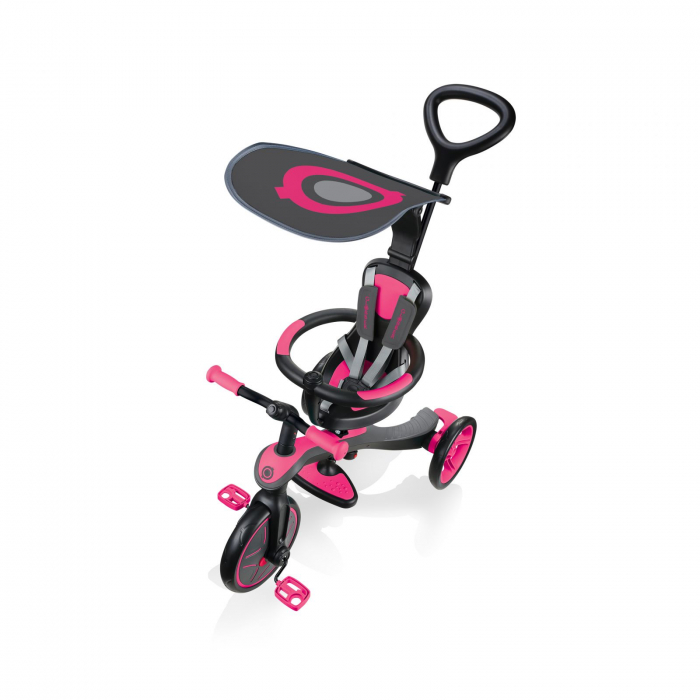 Tricicleta Globber Explorer 4 in 1 culoare roz [7]