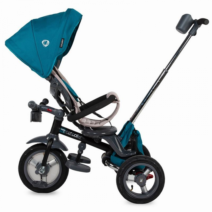 Tricicleta multifunctionala 4 in 1 cu sezut reversibil Coccolle Velo Air Verde [4]