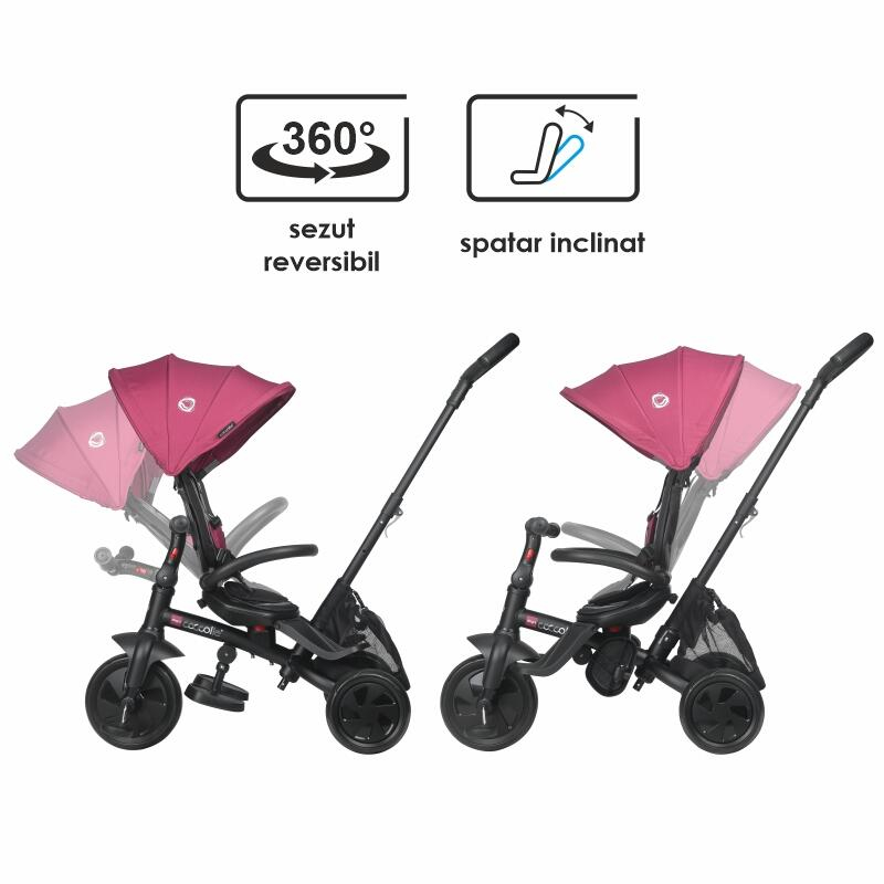 Tricicleta multifunctionala Coccolle Alegra Magenta [6]