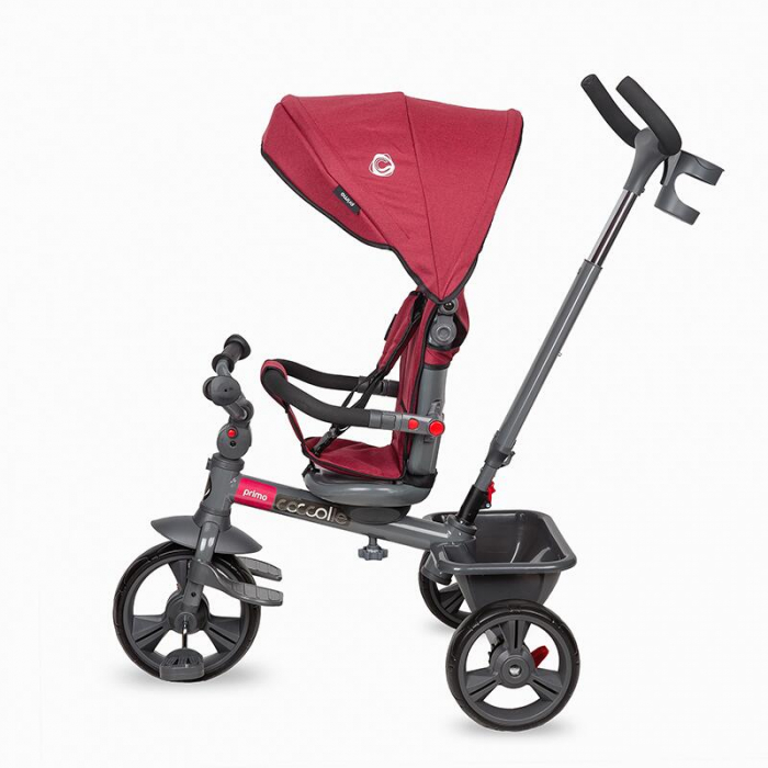 Tricicleta multifunctionala Coccolle Primo Magenta [2]