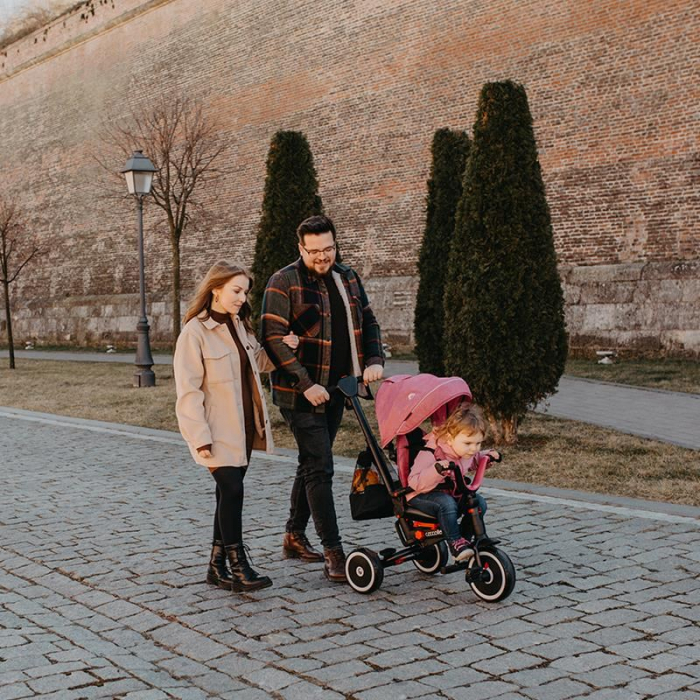 Tricicleta multifunctionala pliabila Coccolle Vispo Urban Grey [13]