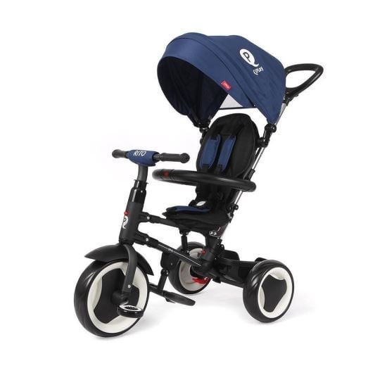 Tricicleta pliabila pentru copii QPlay Rito Albastru inchis