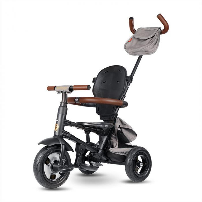 Tricicleta pliabila Qplay Rito Deluxe Gri [4]